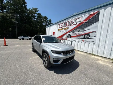Silver 2023 Jeep Grand Cherokee 4xe for sale in Summerville, SC