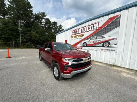 Red 2022 Chevrolet Silverado 1500 LT for sale in Summerville, SC
