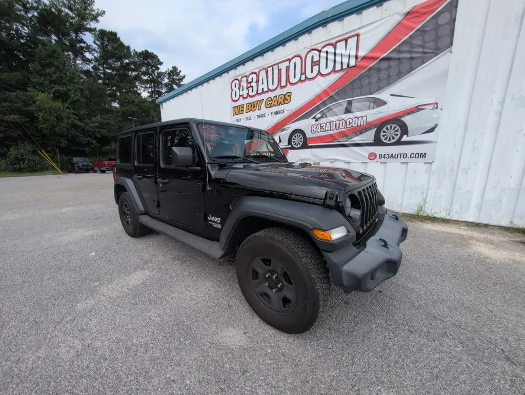 Black 2020 Jeep Wrangler Unlimited Sport for sale in Summerville, SC