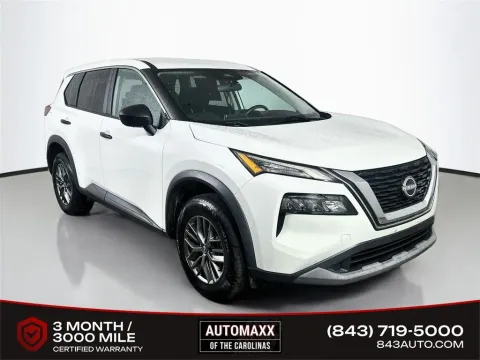 White 2022 Nissan Rogue S for sale in Summerville, SC