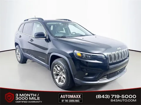 Black 2022 Jeep Cherokee Latitude Lux for sale in Summerville, SC