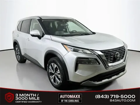 Silver 2021 Nissan Rogue SV for sale in Summerville, SC