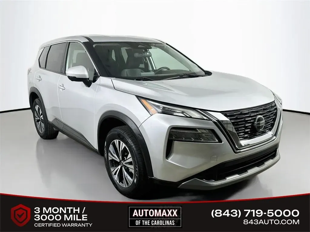 Silver 2021 Nissan Rogue SV for sale in Summerville, SC