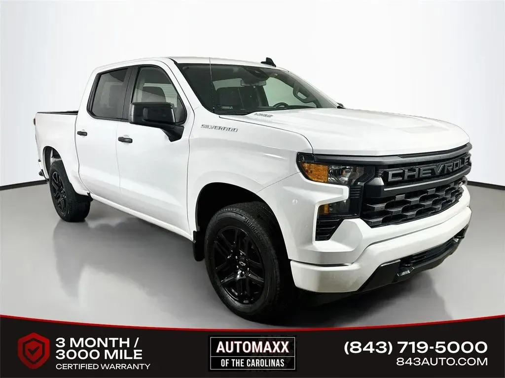White 2025 Chevrolet Silverado 1500 Custom for sale in Summerville, SC