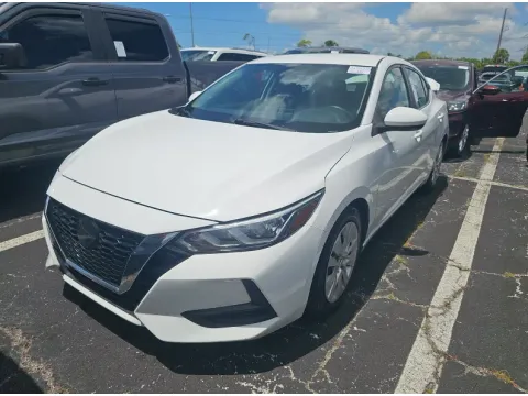 White 2021 Nissan Sentra S for sale in Summerville, SC