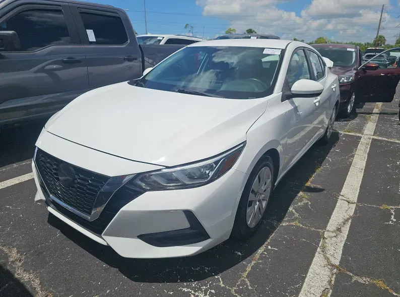 White 2021 Nissan Sentra S for sale in Summerville, SC