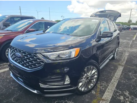 Black 2024 Ford Edge Titanium for sale in Summerville, SC