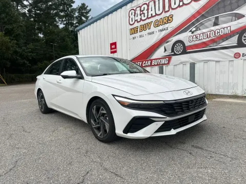 White 2024 Hyundai Elantra Limited for sale in Summerville, SC