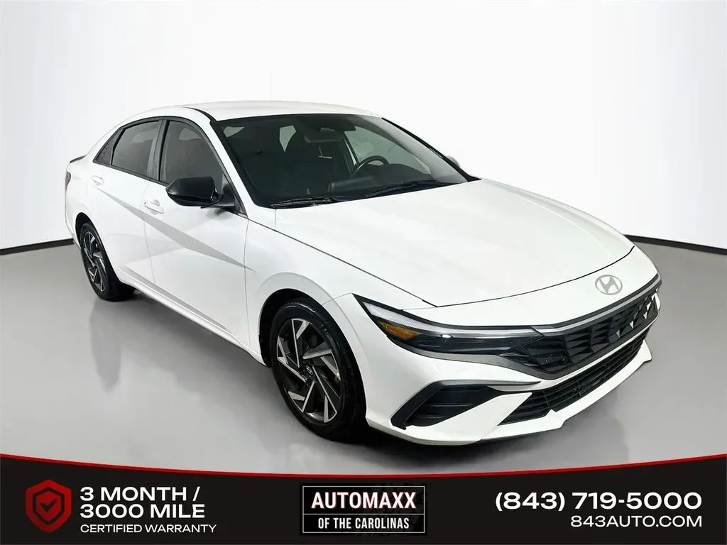 White 2025 Hyundai Elantra SEL Sport for sale in Summerville, SC