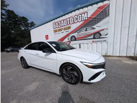 White 2025 Hyundai Elantra SEL Sport for sale in Summerville, SC
