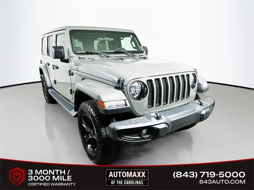 Gray 2021 Jeep Wrangler Unlimited Sahara Altitude for sale in Summerville, SC