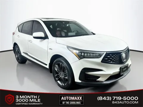 White 2019 Acura RDX A-Spec Package for sale in Summerville, SC