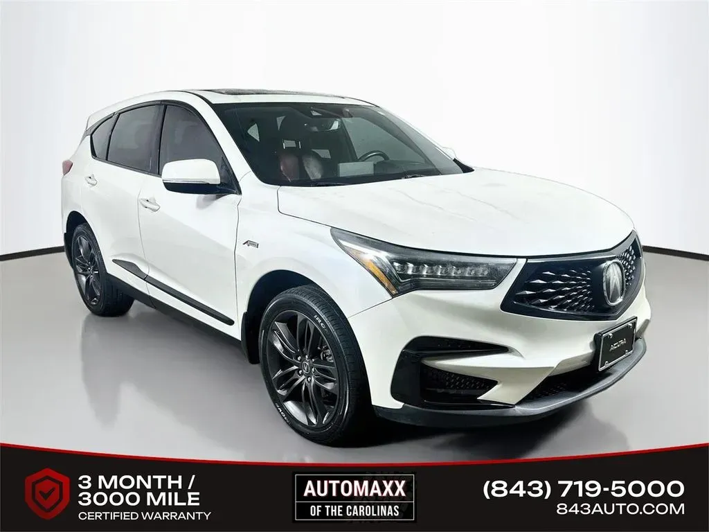 White 2019 Acura RDX A-Spec Package for sale in Summerville, SC
