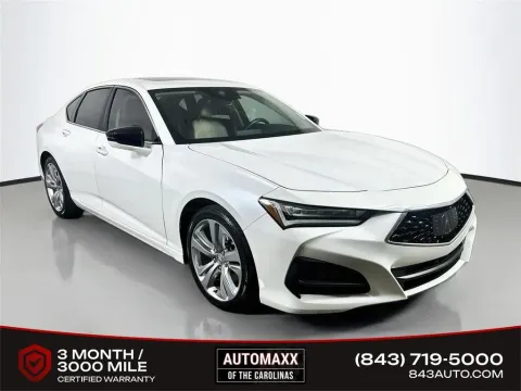 White 2023 Acura TLX Technology Package for sale in Summerville, SC