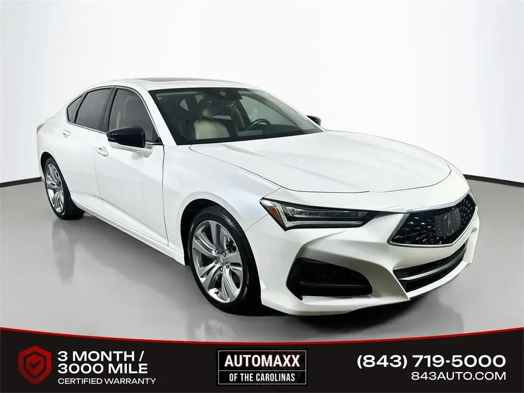 White 2023 Acura TLX Technology Package for sale in Summerville, SC
