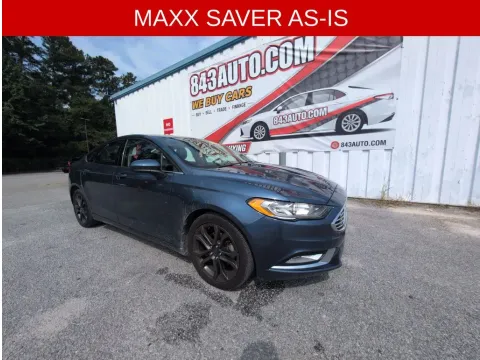 Blue 2018 Ford Fusion SE for sale in Summerville, SC