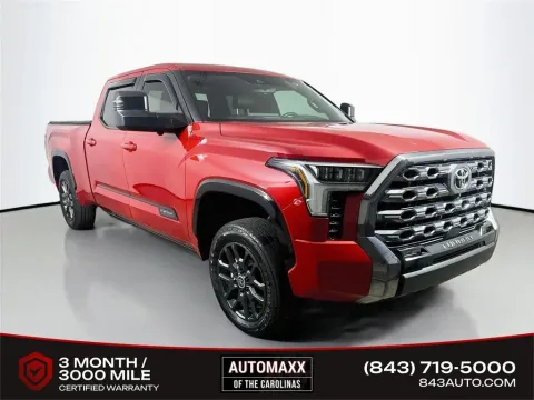 Red 2024 Toyota Tundra Platinum for sale in Summerville, SC