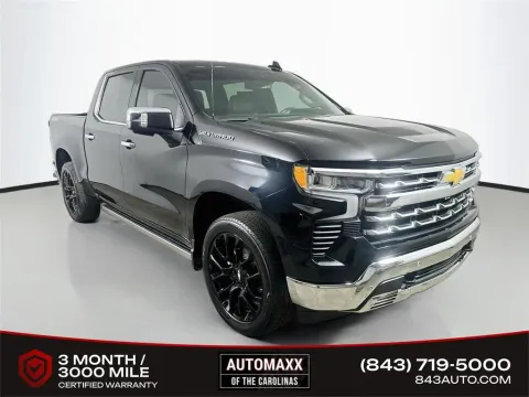 Black 2023 Chevrolet Silverado 1500 LTZ for sale in Summerville, SC