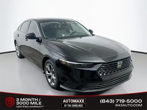 Black 2024 Honda Accord EX for sale in Summerville, SC