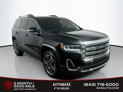 Black 2022 GMC Acadia SLT for sale in Summerville, SC