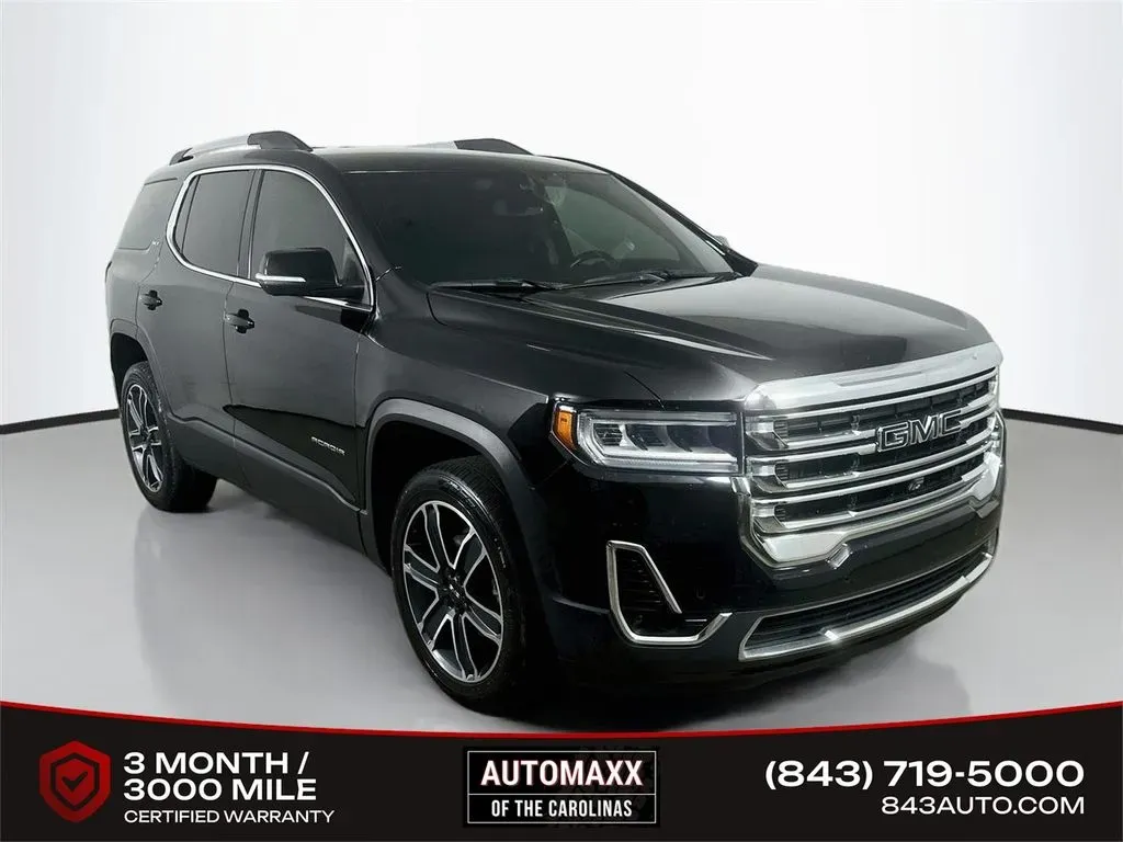 Black 2022 GMC Acadia SLT for sale in Summerville, SC