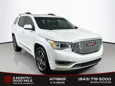 White 2017 GMC Acadia Denali for sale in Summerville, SC