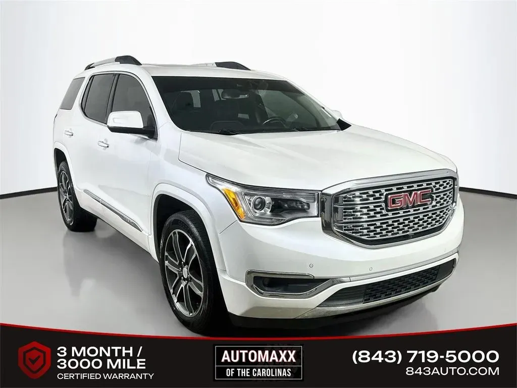 White 2017 GMC Acadia Denali for sale in Summerville, SC
