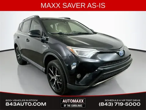 Black 2018 Toyota RAV4 Hybrid SE for sale in Summerville, SC