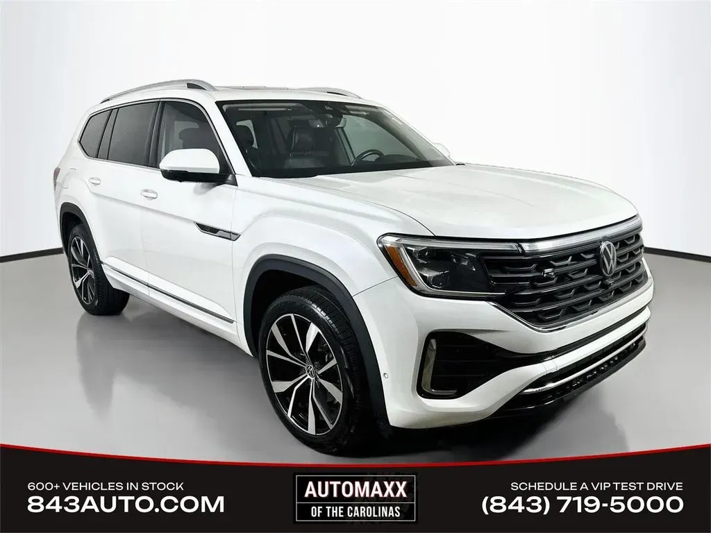 White 2024 Volkswagen Atlas 2.0T SEL Premium R-Line for sale in Summerville, SC
