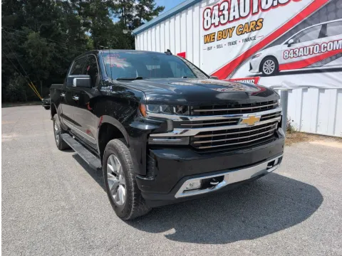 Black 2019 Chevrolet Silverado 1500 High Country for sale in Summerville, SC