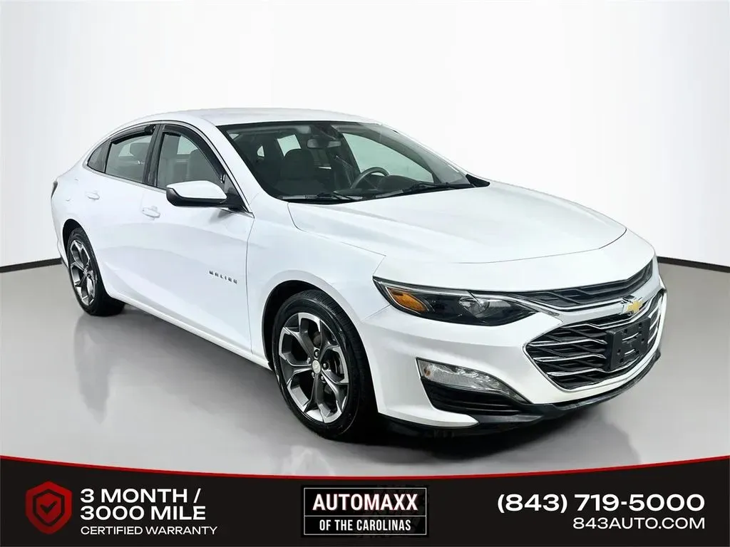 White 2020 Chevrolet Malibu LT for sale in Summerville, SC