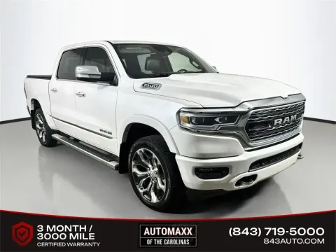 White 2022 Ram 1500 Limited for sale in Summerville, SC