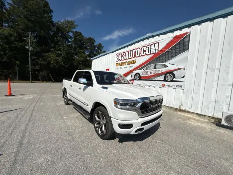 White 2022 Ram 1500 Limited for sale in Summerville, SC