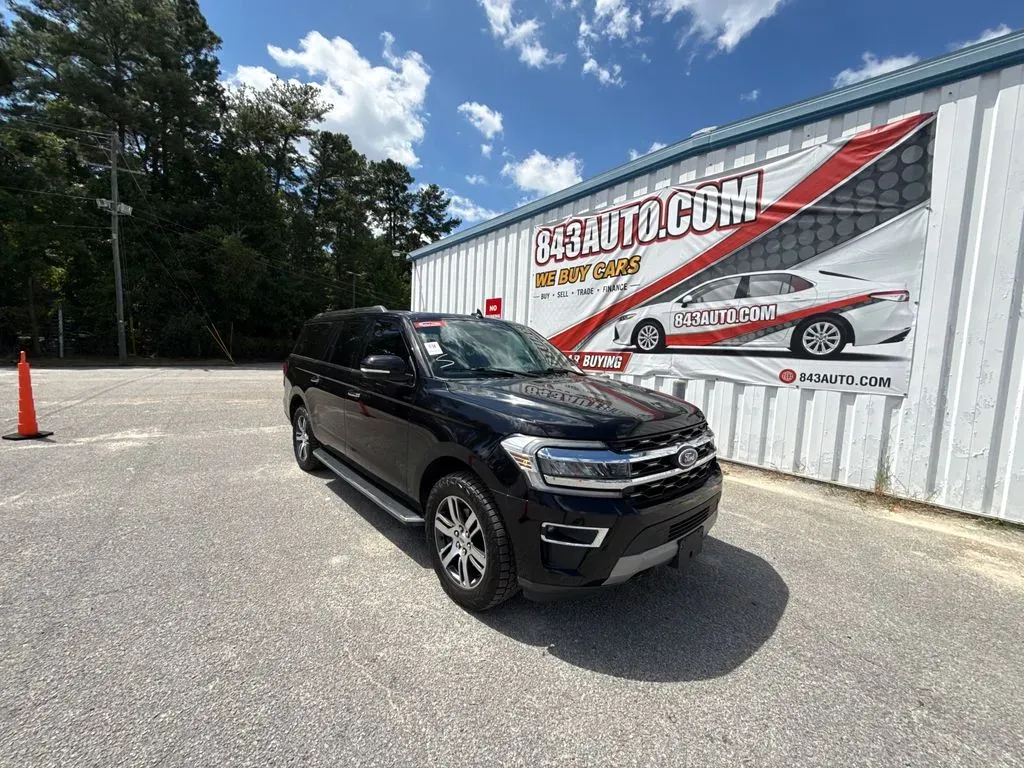 Black 2022 Ford Expedition Max Limited for sale in Summerville, SC