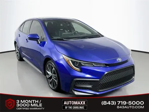 Blue 2021 Toyota Corolla XSE for sale in Summerville, SC