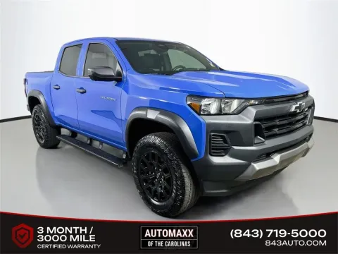 Blue 2025 Chevrolet Colorado Trail Boss for sale in Summerville, SC