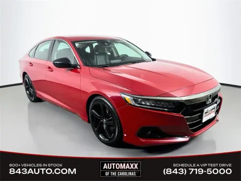 Red 2021 Honda Accord Sport Special Edition for sale in Summerville, SC