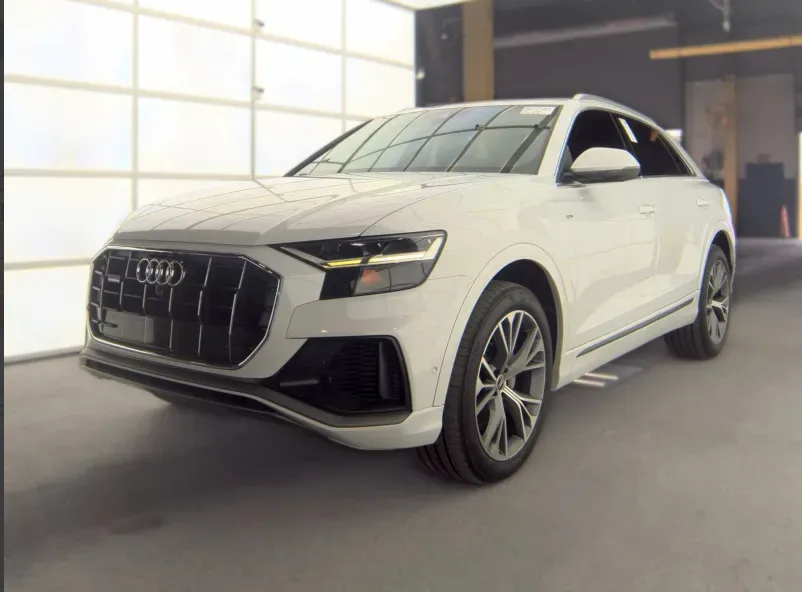 White 2021 Audi Q8 55 Premium Plus for sale in Summerville, SC