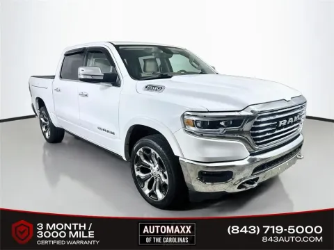 White 2020 Ram 1500 Limited for sale in Summerville, SC