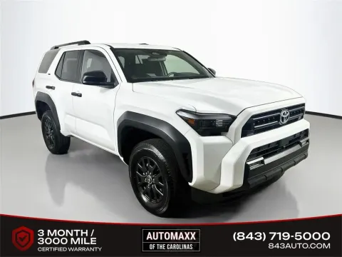 White 2025 Toyota 4Runner SR5 for sale in Summerville, SC