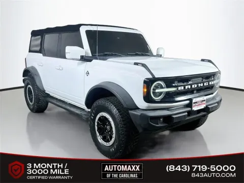 White 2021 Ford Bronco Outer Banks for sale in Summerville, SC