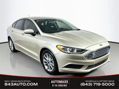 White 2017 Ford Fusion SE for sale in Summerville, SC