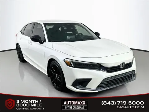 White 2022 Honda Civic Sport for sale in Summerville, SC