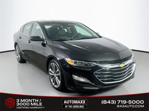 Black 2024 Chevrolet Malibu LT for sale in Summerville, SC