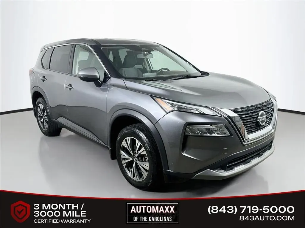 Gray 2021 Nissan Rogue SV for sale in Summerville, SC
