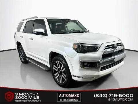 White 2022 Toyota 4Runner Limited for sale in Summerville, SC