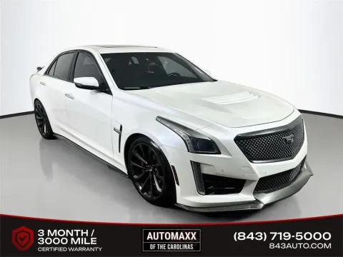 White 2017 Cadillac CTS-V for sale in Summerville, SC