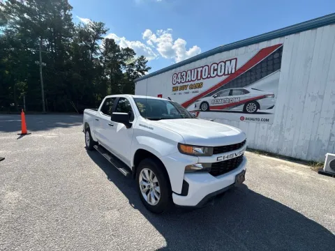 White 2020 Chevrolet Silverado 1500 Custom for sale in Summerville, SC