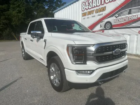 White 2023 Ford F-150 Platinum for sale in Summerville, SC