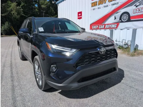 Blue 2022 Toyota RAV4 XLE Premium for sale in Summerville, SC